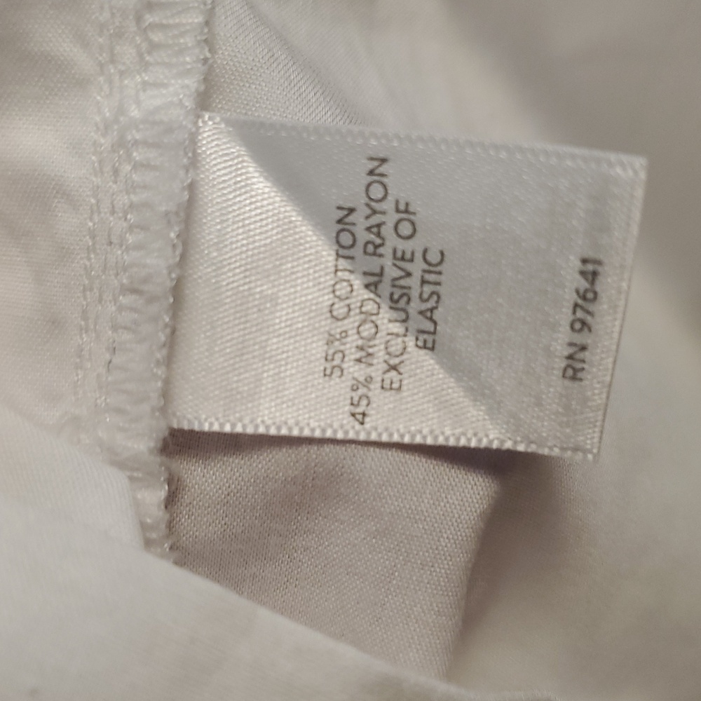 J. Jill Crisp White Smocked Top Oversized S - Picture 6 of 9